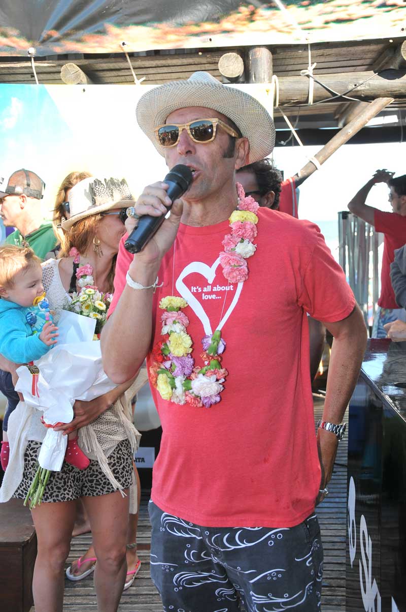 Fernando Aguerre cerrando el Roxy Surf Jam 2014.
